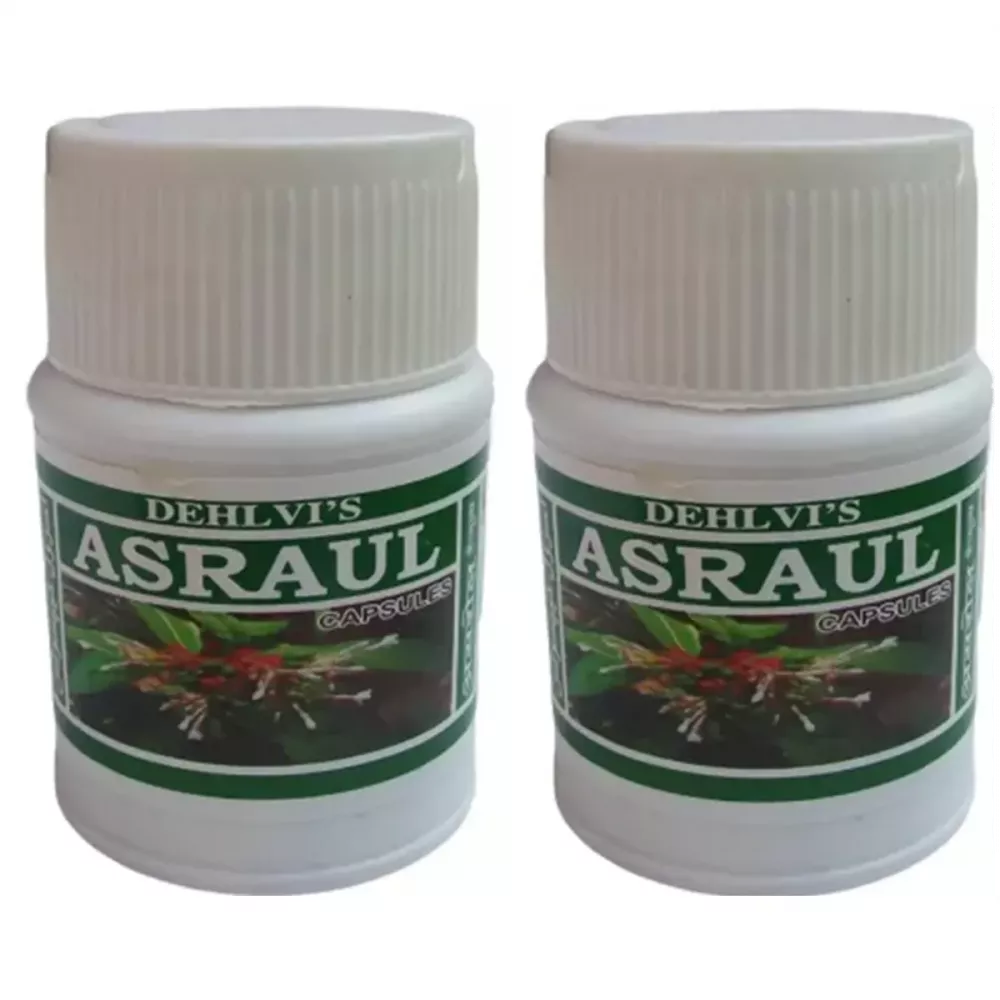 Dehlvi Asraul Capsules - 30 Caps (Pack of 2)